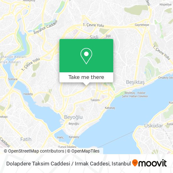 Dolapdere Taksim Caddesi / Irmak Caddesi map