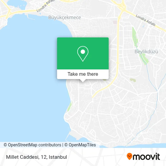 Millet Caddesi, 12 map