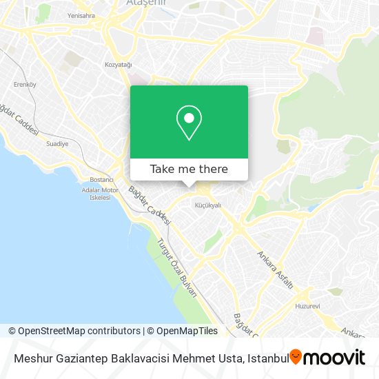 Meshur Gaziantep Baklavacisi Mehmet Usta map