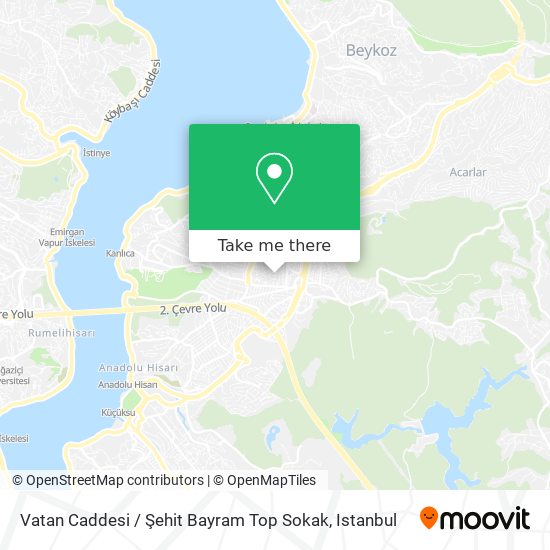 Vatan Caddesi / Şehit Bayram Top Sokak map