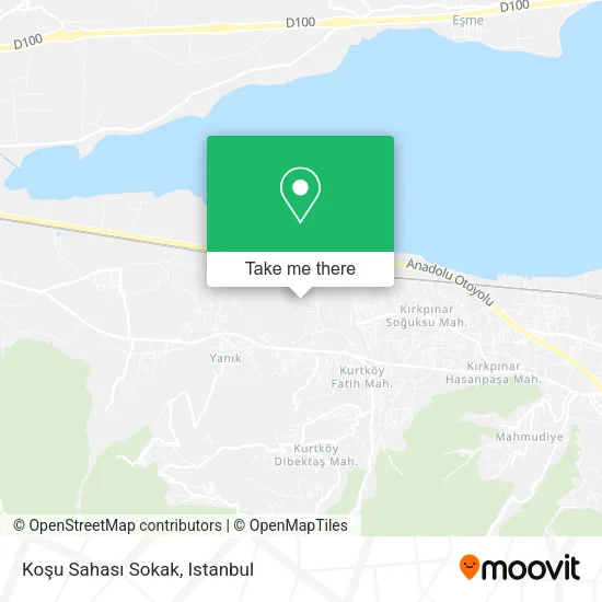 Koşu Sahası Sokak map