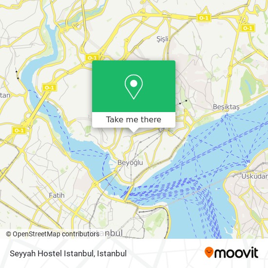 Seyyah Hostel Istanbul map
