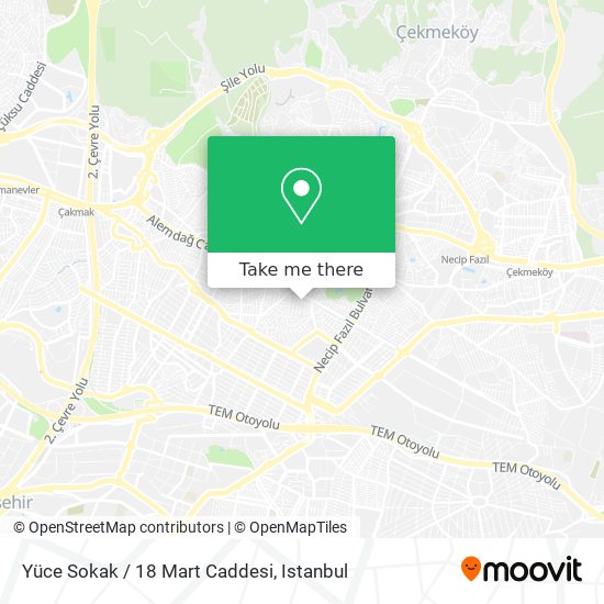 Yüce Sokak / 18 Mart Caddesi map