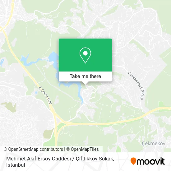 Mehmet Akif Ersoy Caddesi / Çiftlikköy Sokak map