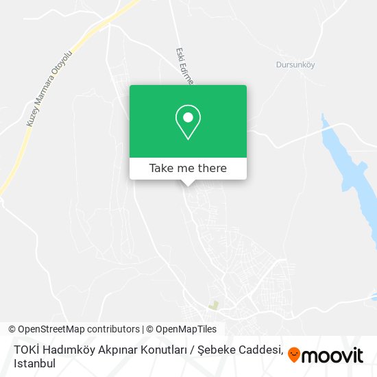 TOKİ Hadımköy Akpınar Konutları / Şebeke Caddesi map