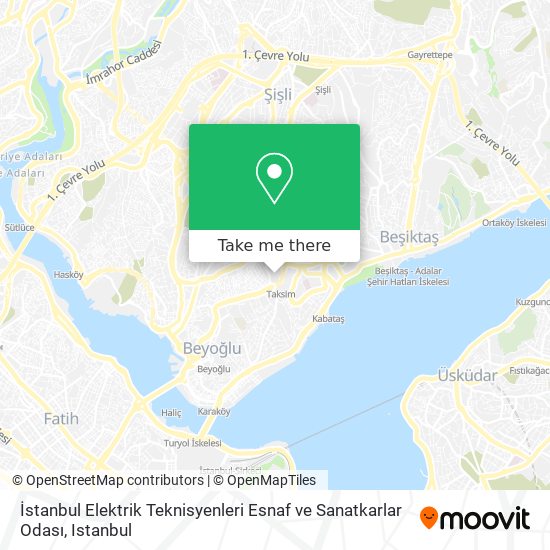 İstanbul Elektrik Teknisyenleri Esnaf ve Sanatkarlar Odası map