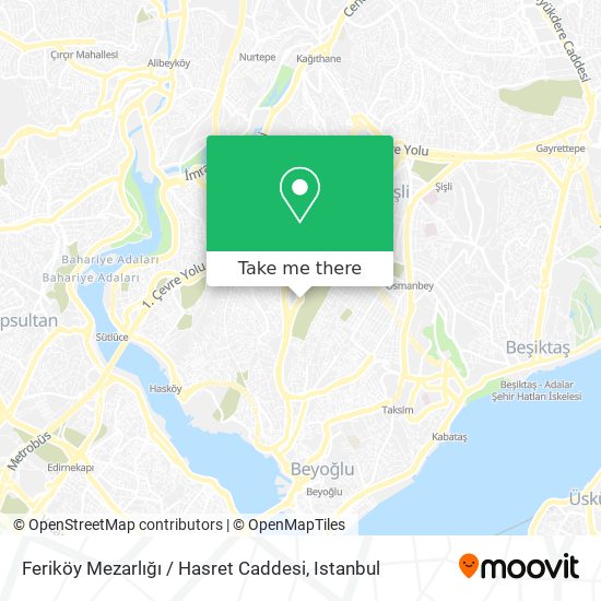 Feriköy Mezarlığı / Hasret Caddesi map