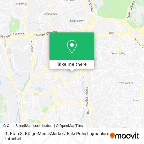 1. Etap 3. Bölge-Mesa-Alarko / Eski Polis Lojmanları map