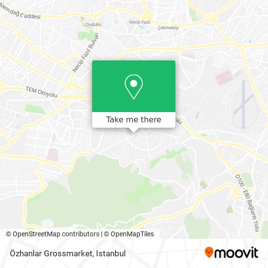 Özhanlar Grossmarket map