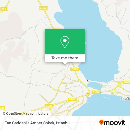 Tan Caddesi / Amber Sokak map