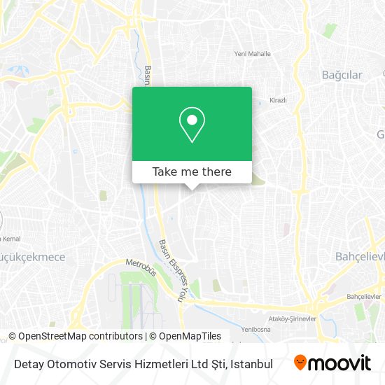 Detay Otomotiv Servis Hizmetleri Ltd Şti map