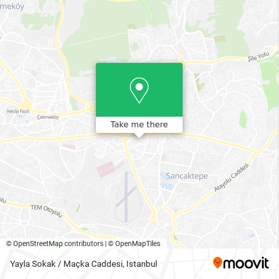 Yayla Sokak / Maçka Caddesi map