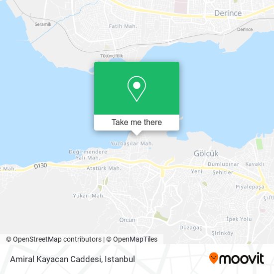 Amiral Kayacan Caddesi map