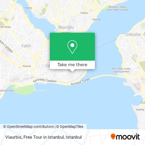 Viaurbis, Free Tour in Istanbul map