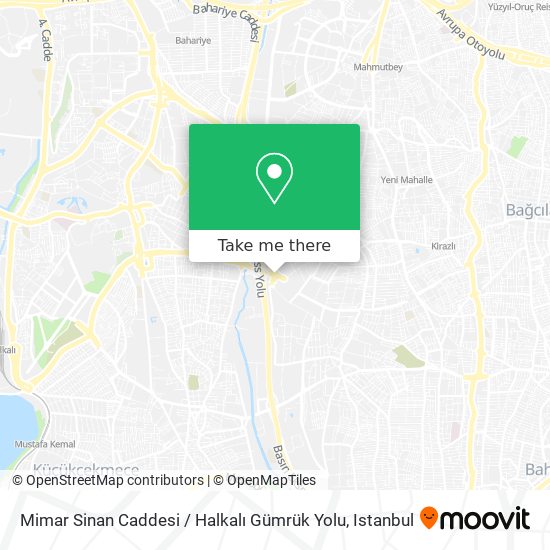 Mimar Sinan Caddesi / Halkalı Gümrük Yolu map