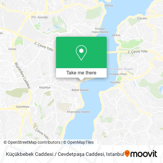 Küçükbebek Caddesi / Cevdetpaşa Caddesi map