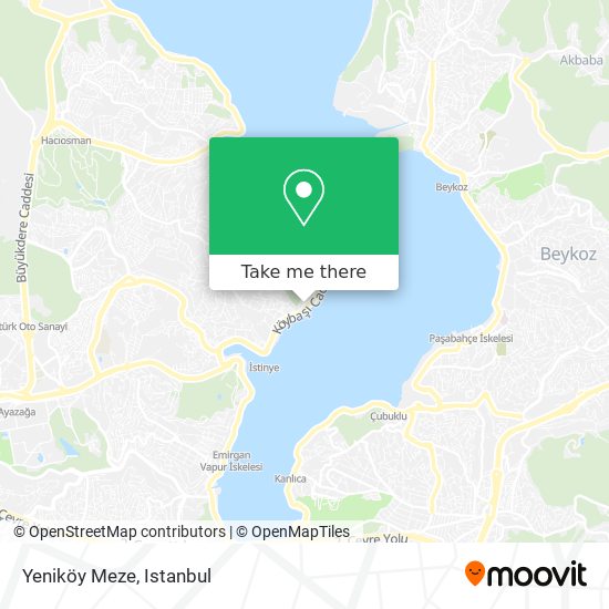 Yeniköy Meze map