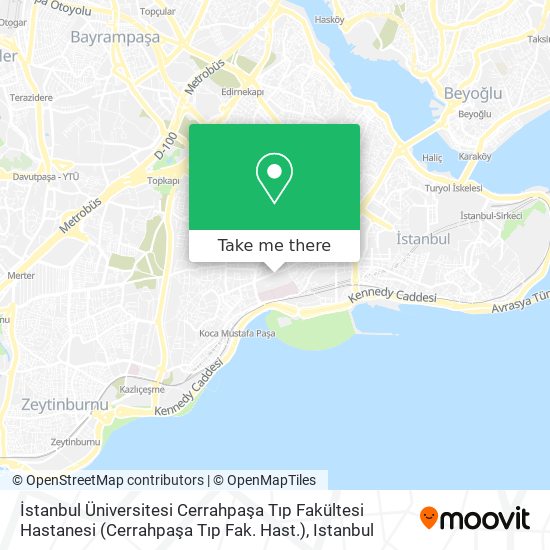 İstanbul Üniversitesi Cerrahpaşa Tıp Fakültesi Hastanesi (Cerrahpaşa Tıp Fak. Hast.) map