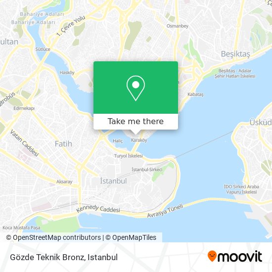 Gözde Teknik Bronz map