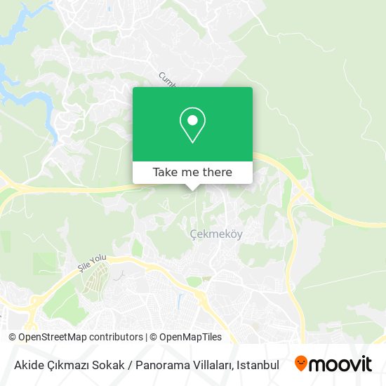 Akide Çıkmazı Sokak / Panorama Villaları map