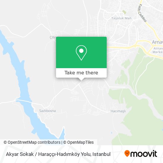 Akyar Sokak / Haraççı-Hadımköy Yolu map