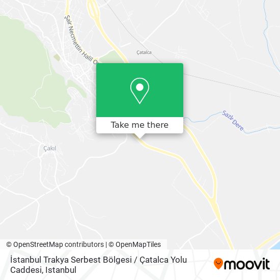İstanbul Trakya Serbest Bölgesi / Çatalca Yolu Caddesi map