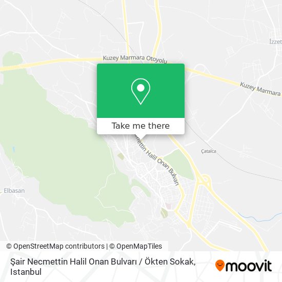 Şair Necmettin Halil Onan Bulvarı / Ökten Sokak map