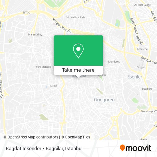 Bağdat Iskender / Bagcilar map