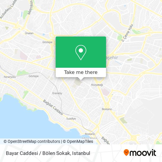 Bayar Caddesi / Bölen Sokak map