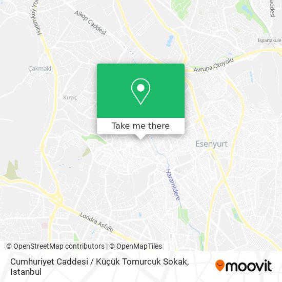 Cumhuriyet Caddesi / Küçük Tomurcuk Sokak map