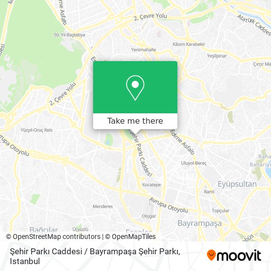 Şehir Parkı Caddesi / Bayrampaşa Şehir Parkı map