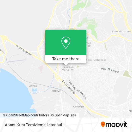 Abant Kuru Temizleme map