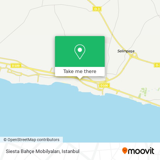 Siesta Bahçe Mobilyaları map