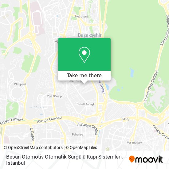 Besan Otomotiv Otomatik Sürgülü Kapı Sistemleri map