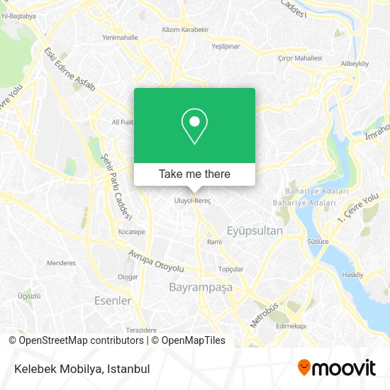 Kelebek Mobilya map