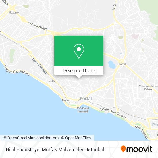 Hilal Endüstriyel Mutfak Malzemeleri map