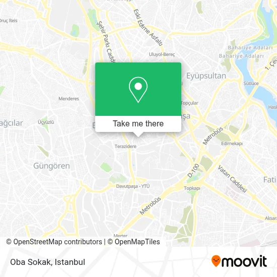 Oba Sokak map