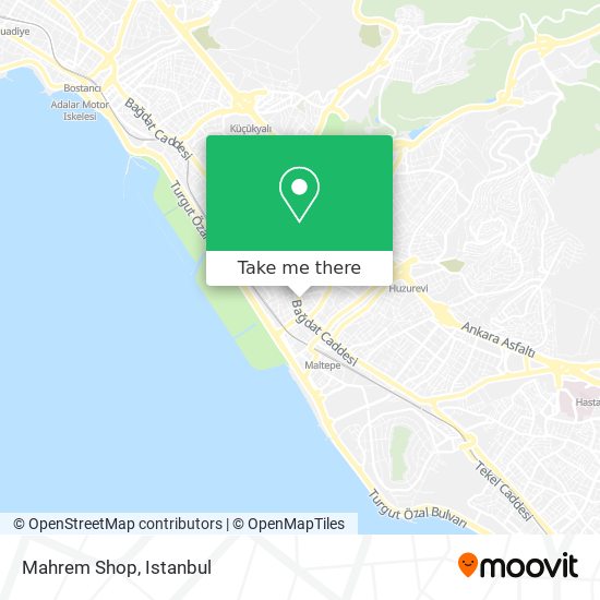 Mahrem Shop map