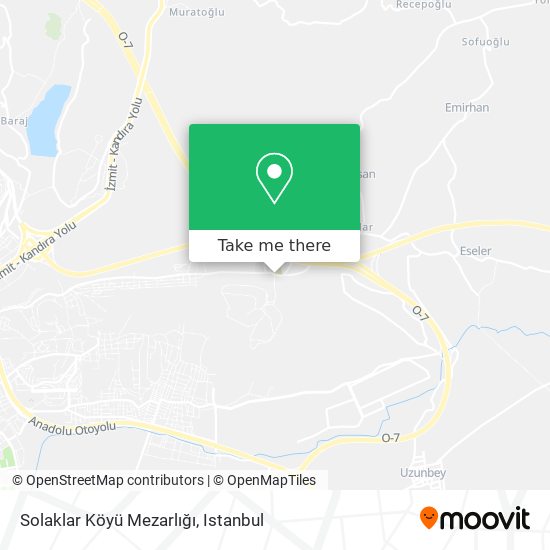 Solaklar Köyü Mezarlığı map