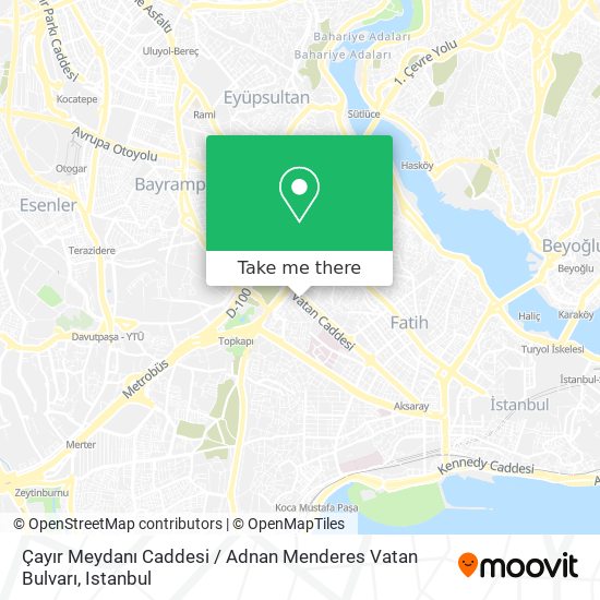 Çayır Meydanı Caddesi / Adnan Menderes Vatan Bulvarı map