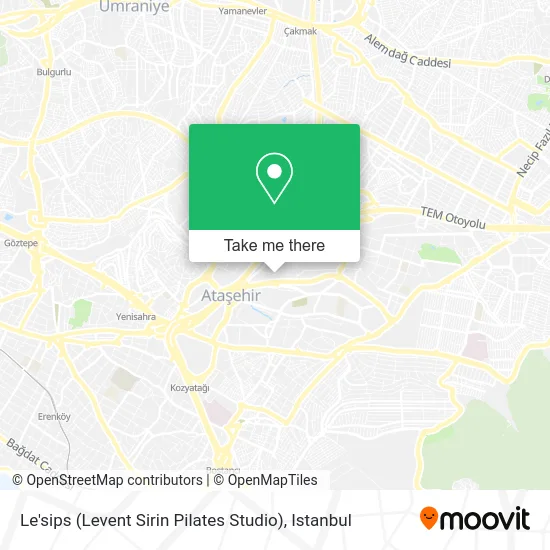 Le'sips (Levent Sirin Pilates Studio) map