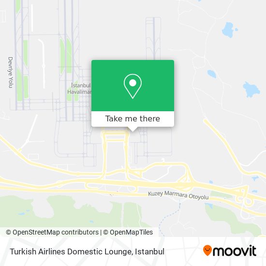 Turkish Airlines Domestic Lounge map