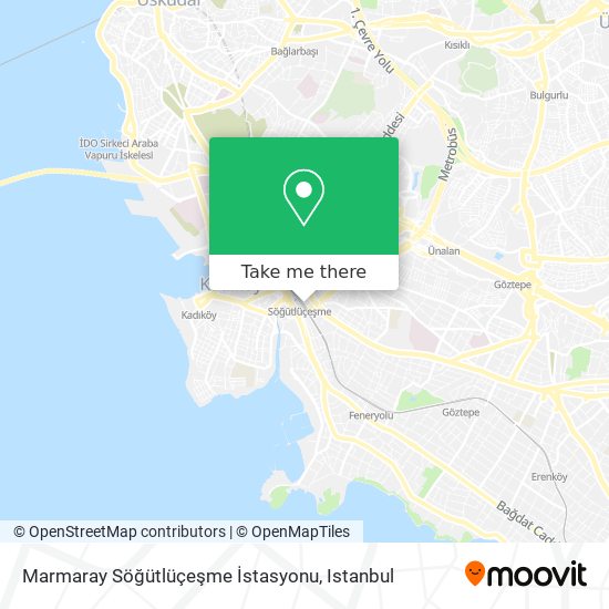 Marmaray Söğütlüçeşme İstasyonu map
