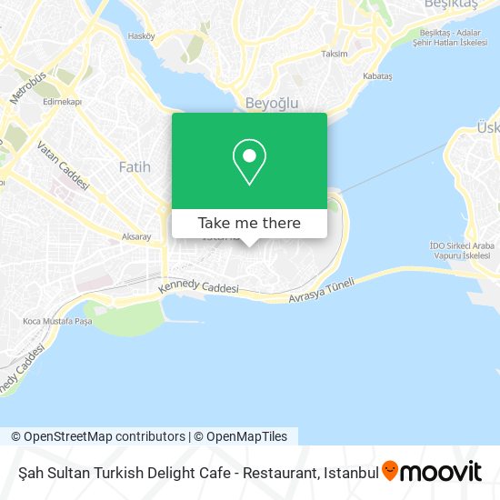 Şah Sultan Turkish Delight Cafe - Restaurant map