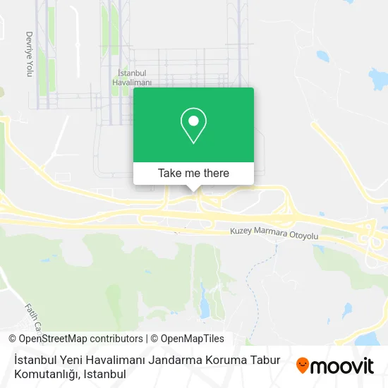 İstanbul Yeni Havalimanı Jandarma Koruma Tabur Komutanlığı map