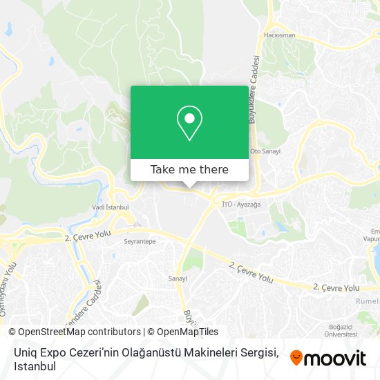 Uniq Expo Cezeri’nin Olağanüstü Makineleri Sergisi map