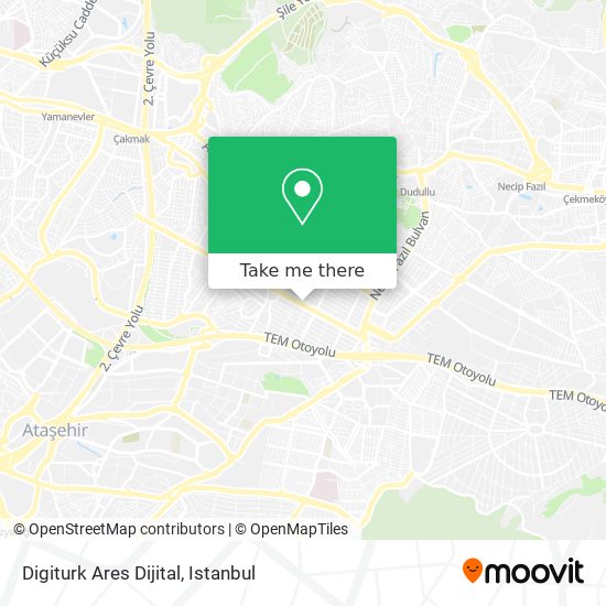 Digiturk Ares Dijital map
