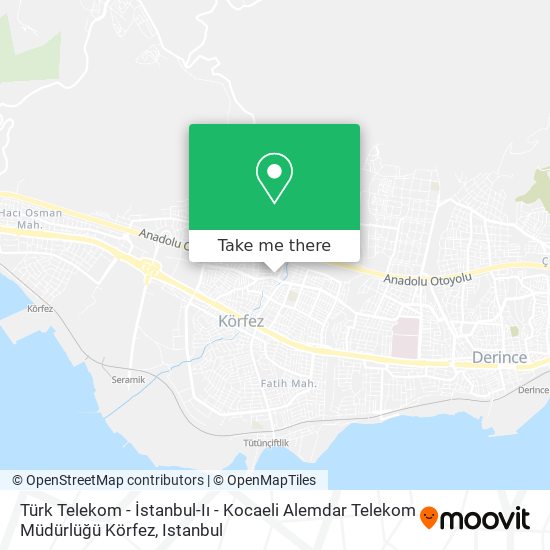 Türk Telekom - İstanbul-Iı - Kocaeli Alemdar Telekom Müdürlüğü Körfez map
