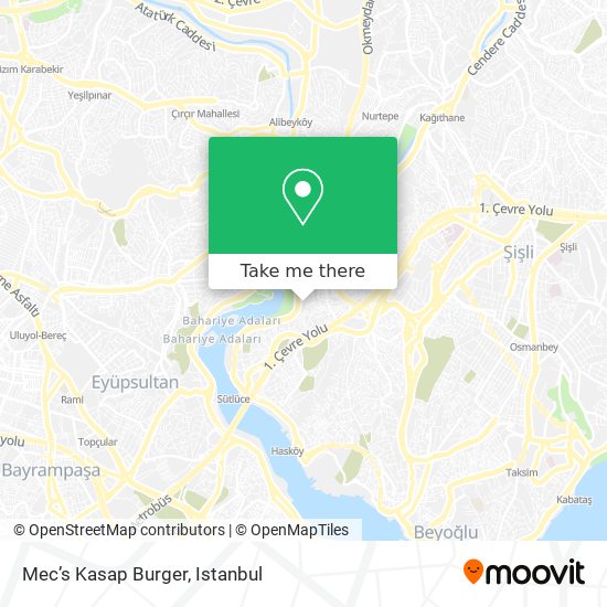 Mec’s Kasap Burger map