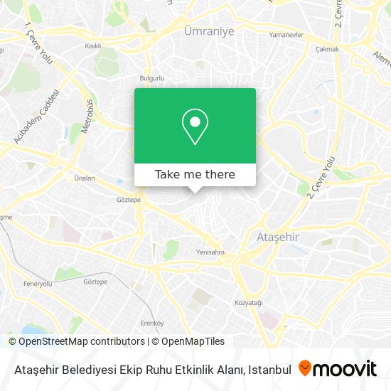 Ataşehir Belediyesi Ekip Ruhu Etkinlik Alanı map